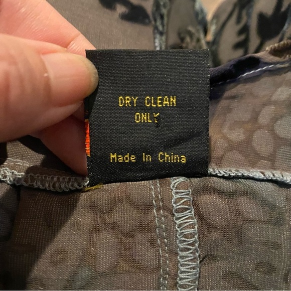 ETHOS Women Silk Floral Sheer Kimono Topper Size 1X Plus - Picture 8 of 8